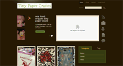 Desktop Screenshot of dev.tinypapercranes.com